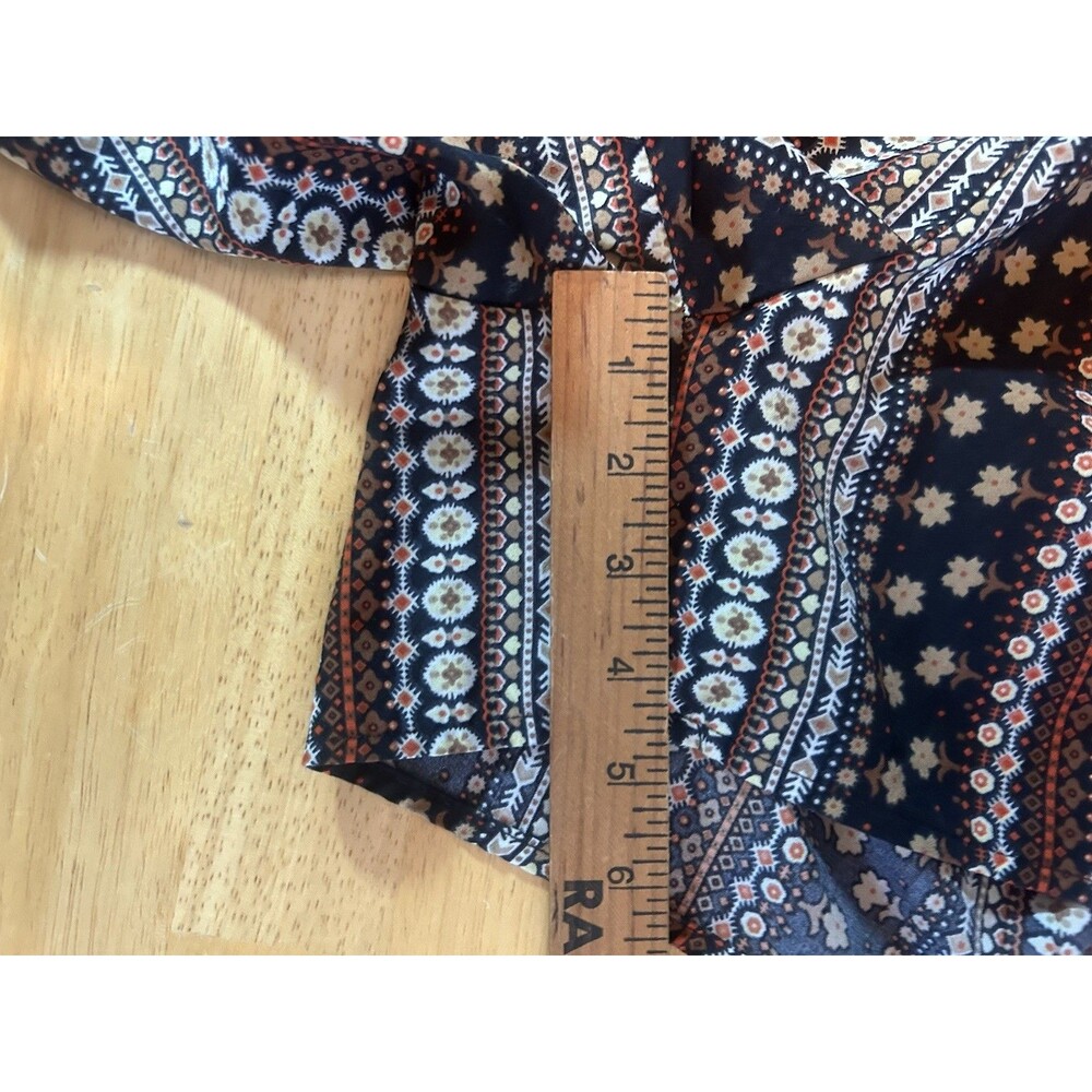 Womens 3XL Boho Floral Print Pull On Shorts Elastic Waist Casual Soft Wear - Picture 12 of 12